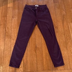 PAIGE Hoxton Ankle Vamp Red Pants - 27